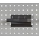 Werkzeug Ablage (Schwarz) mit Magnet 21 x 11,5 x 3 cm - Ablagekasten magnetisch