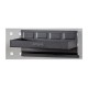 Werkzeug Ablage (Schwarz) mit Magnet 27 x 11,5 x 3 cm - Ablagekasten magnetisch