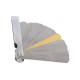 Fühlerlehre Satz 32-Blatt Stahl in Fächerform - metrisch 0.04 mm bis 0.8 mm - Fühlerlehren