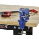 Mehrzweck-Schraubstock 65 mm drehbar mit Tischklemme - Drehteller - mit Amboss