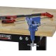 Schwalbenschwanz-Schraubstock 60 mm drehbar - Drehteller - mit Amboss
