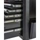 Werkstattwagen schwarz 11 Schubladen 110 x 48 x 101 cm