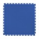 PVC Klick Fliesen blau 500 x 500 x 6 mm. Bodenfliesen für den industriellen Einsatz - Hammerschlag mit Anti-Rutsch-Profil
