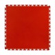 PVC Klick Fliesen rot 500 x 500 x 6 mm. Bodenfliesen für den industriellen Einsatz - Hammerschlag mit Anti-Rutsch-Profil