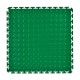 PVC Klick Fliesen grün 500 x 500 x 7 mm. Industrieller Werkstattboden mit runden Noppen