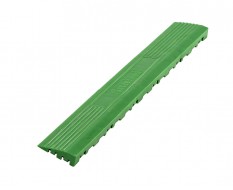 Kunststoff Kantenleiste grün - Abschlussleiste 400 x 60 mm für 1810 + 1813 Klickfliese type 2