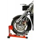Motorradhebebühne ( Rot ) extra breit mit Motorradwippe 