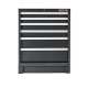 Werkzeugschrank mit 6 Schubladen Mattschwarz 72 x 57 x 90 cm