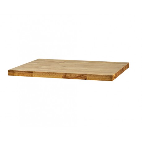 Hartholzplatte 72 x 60 x 3,8 cm - Holzplatte - Hartholz Arbeitsplatte für Heavy duty Werkstatteinrichtung
