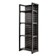 Lagerregal grau-anthrazit - 68 x 46 x 200 cm mit Werkzeuglochwandprofil
