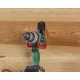 Wandhaken Stahl 6 x 12,5 x 13,5 cm.- Doppelter Wandhaken - Gerätehaken