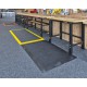 PVC Kantenleiste schwarz - Abschlussleiste 400 x 80 x 11,5 / 3,5 mm für 1815 Klickfliese type 1