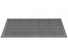 Anti-Rutsch-Klickfliesen - PVC Werkstattmatte - Anti-Ermüdungsmatte, Farbe grau, Maße 216 x 96 x 1,2 cm.