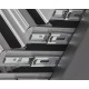 Übereck Werkbank 260 cm grau mit Hartholzplatte + Werkstattwagen 5 Schubladen - Werkbank über eck -  Werkbank Set