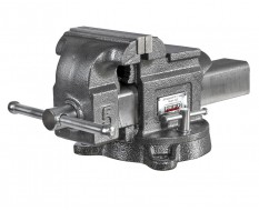 Schraubstock aus Sphäroguss 125 mm drehbar - Drehteller - mit Amboss