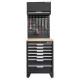 Hartholzplatte 68 x 61 x 3,8 cm für schwarze Premium line  - Holzplatte - Hartholz Arbeitsplatte