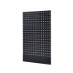 Werkzeugschrank Set mit 2 Türen - 136 cm Wandlänge, 7 Schubladen, Hängeschrank  - Mattschwarz - 136x61x200 cm