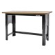 Höhenverstellbare Werkbank 150 cm schwarz mit Lackschaden
