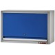 Hängeschrank Blau und Grau 72 x 28 x 40 cm mit Gasfeder Klappe