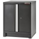 Werkzeugschrank mit 2 Türen Mattschwarz 72 x 57 x 90 cm