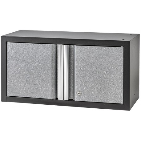 Hängeschrank grau/anthrazit 68 x 28 x 35 cm mit 2 Türen