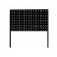 Lochwand Schwarz 101 x 59 cm 