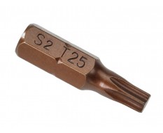 T25 Torx Bit Set 25 mm aus S2 Stahl - 40 Stk 