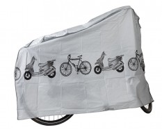 Abdeckplane - Schutzplane für Fahrrad - Roller - Mofa - Rennrad- Fahrradgarage - Fahrradplane