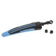 Fahrrad Kunststoff Schutzblech Set Blau/Schwarz für vorne u. hinten - MTB - Rennrad - Fahrrad Kotflügel Set 2-teilig